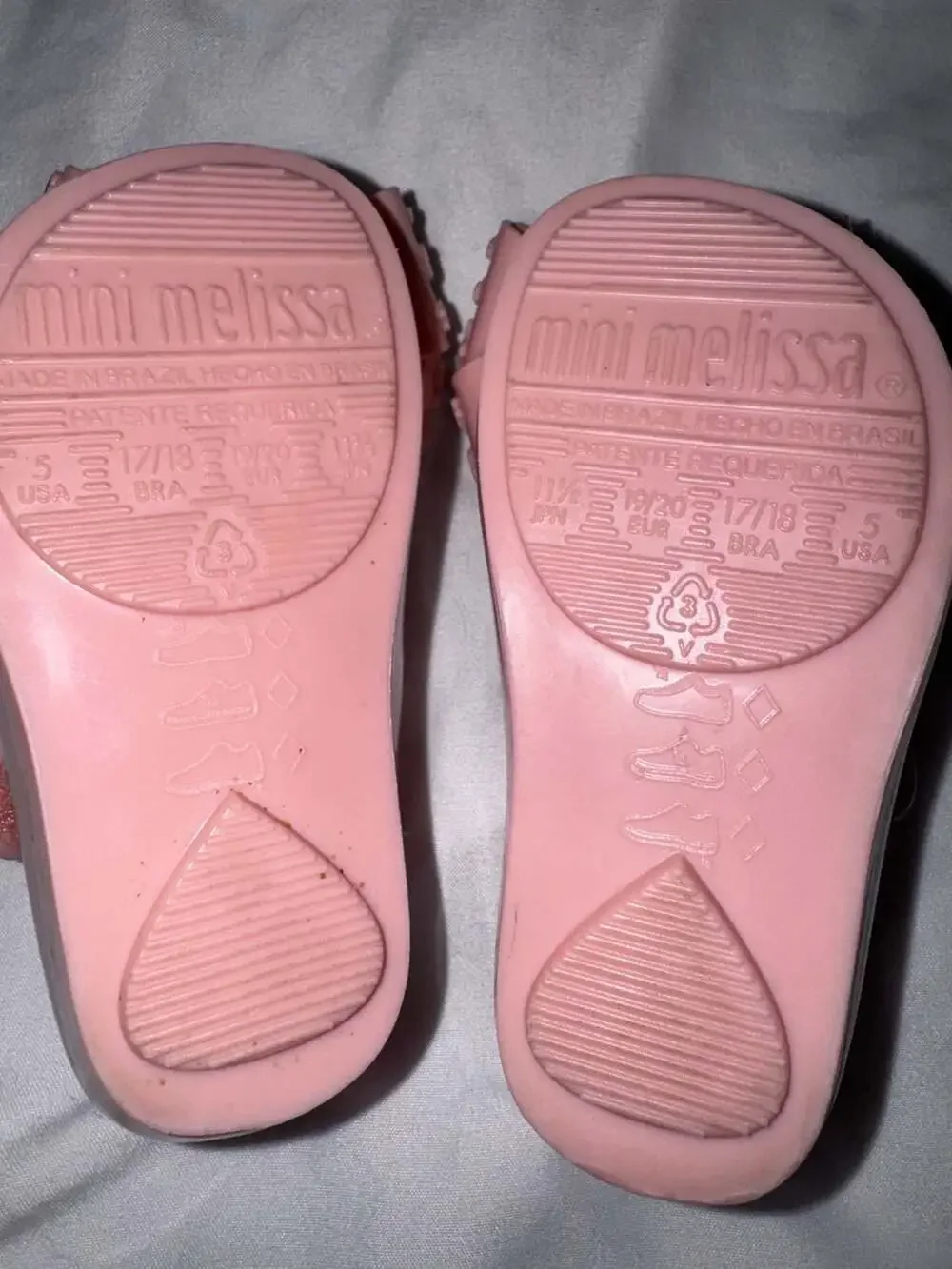 Mini Melissa Ultragirl Sweet Toddler Metallic Pink Us Size 05